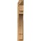 Ekena Millwork Merced Arts & Crafts Rough Sawn Outlooker, Western Red Cedar, 6"W x 30"D x 38"H OUT06X30X38MRC03RWR - alternate 4